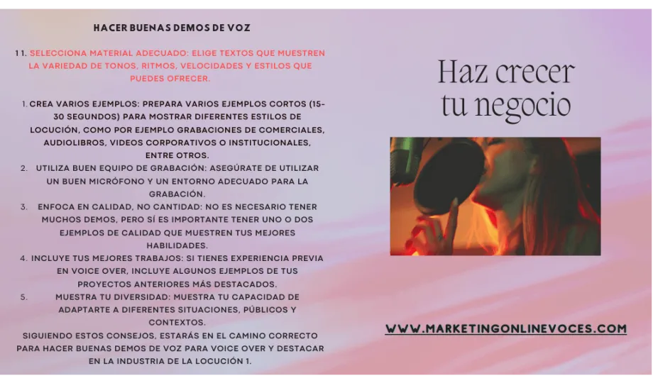 MARKETING ONLINE VOCES